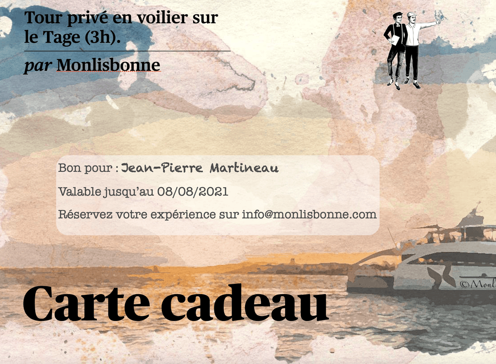 Carte Cadeau De Lisbonne Pour Des Tours Et Des Activites