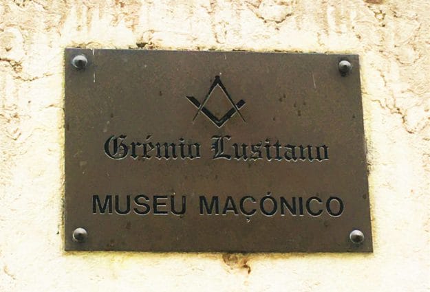 L’entrée du Musée Maçonnique de Lisbonne
