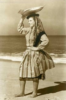 La légendaire vendeuse de poisson à Lisbonne la Varina