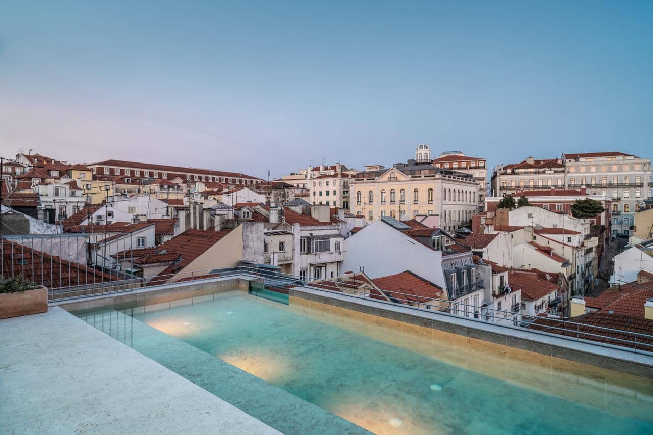 Exemple d'hotel de luxe à Lisbonne comme Verride Palace, hotel 5 etoiles