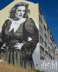 Street art géant d'Odeith à Amadora, dans la banlieue de Lisbonne