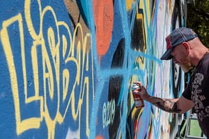 Atelier workshop street art à Lisbonne avec artiste professionnel