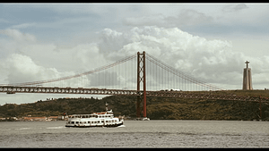Le pont du 25 avril - Un train de nuit pour Lisbonne