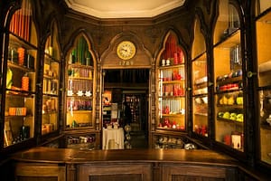 Historical family candle shop Velas Loreto founded in 1789 by the Loreto family, located in the Bairro Alto