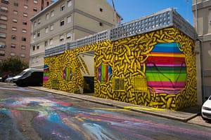Arm e Mar Collective, street art in the Marvila district of Lisbon