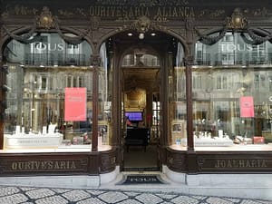 Historic jewellery store All located in the shopping street of Lisbon's middle-class Chiado district