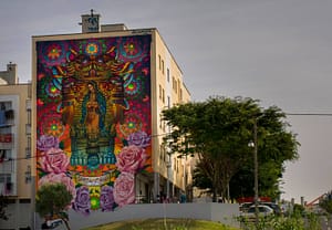 Cix Mugre, street artiste dans le quartier de Marvila à Lisbonne