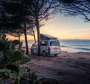 Road trip in Portugal with a VW camper van