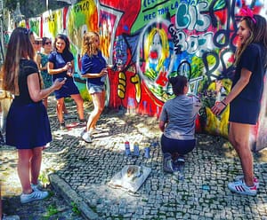 Lisbon private tour with street art during a festive Hen and stag party