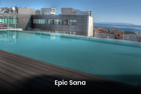 Epic Sana is a 5 star luxury and character hotel with rooftop located in amoreiras, perfect for seminars and team building groups in lisbon.