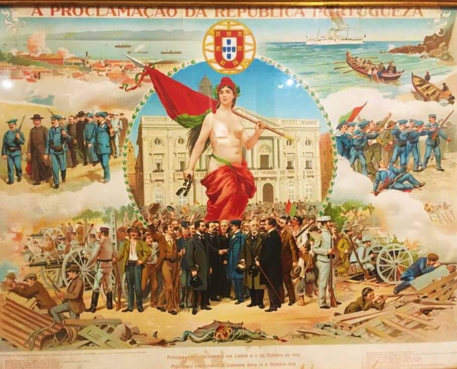 Révolution du 5 octobre Lisbonne Portugal