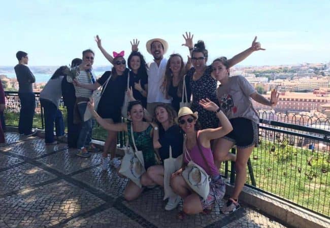 Very nice and festive private tour of Lisbon with our guide Sylvain during a hen & stag event