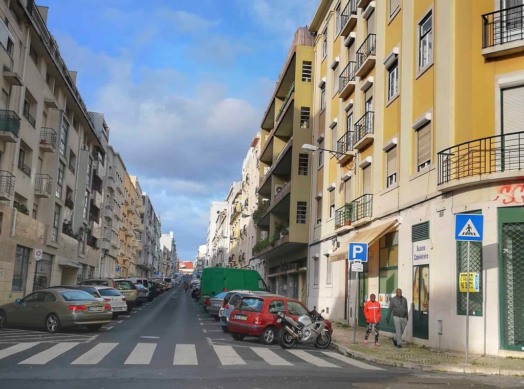 The street where serial killer Diogo Alves was hiding