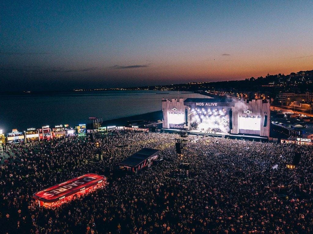 Nos Alive festival in lisbon