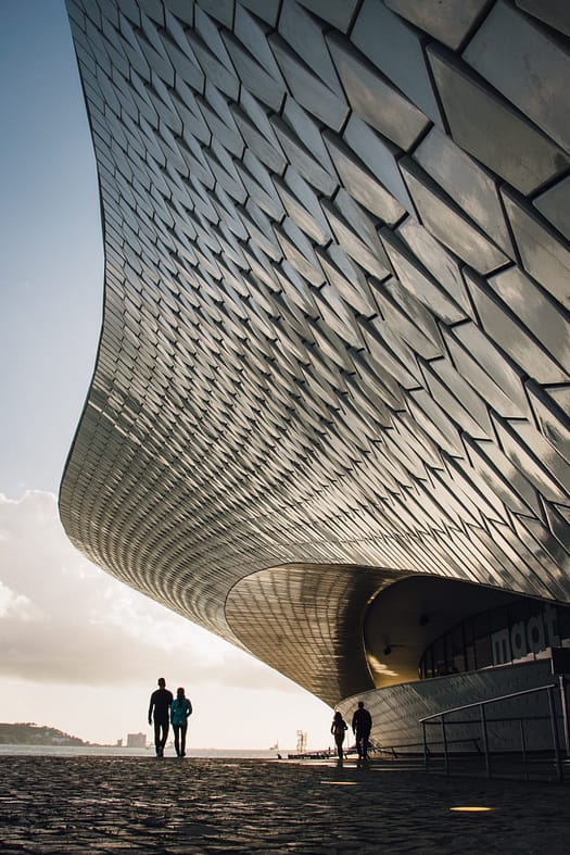 MAAT Contemporary Museum in Lisbon in the Belem district