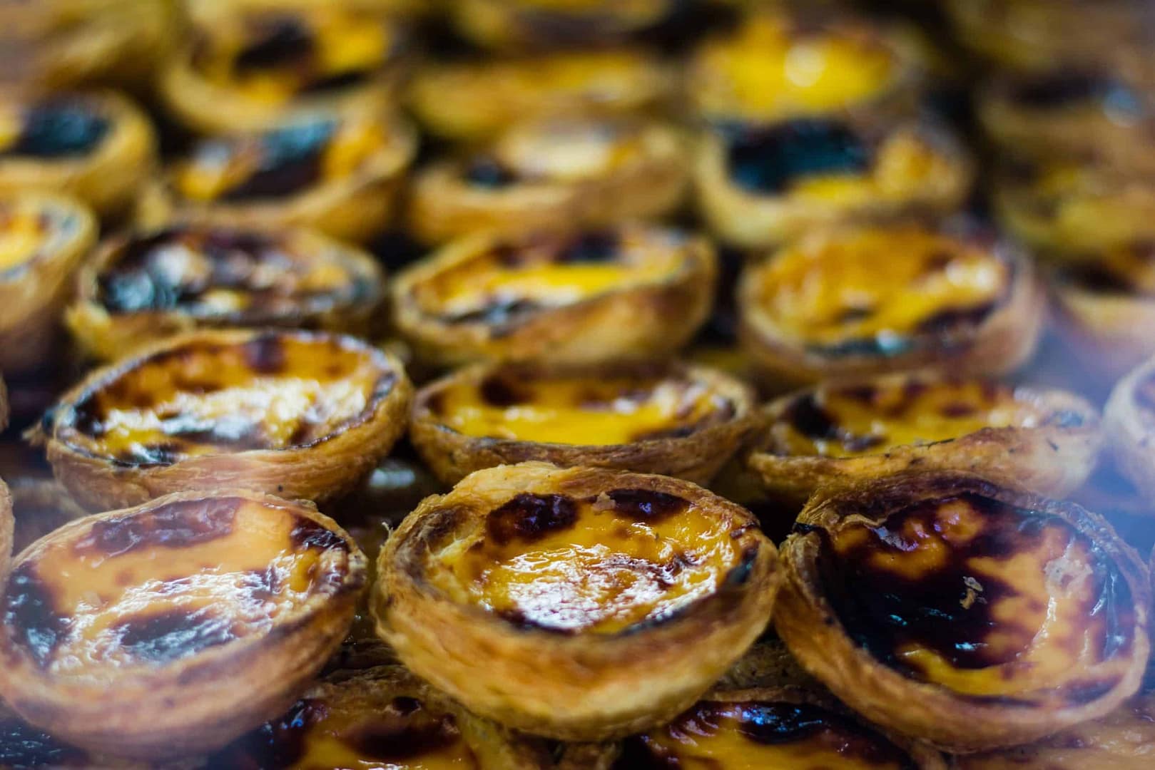 Pasteis de nata traditional Portuguese custard tarts