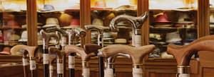 Historic hat shop in Lisbon on the Rossio Dom Pedro IV square selling high quality hats