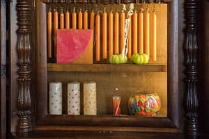 Historical family candle shop Velas Loreto founded in 1789 by the Loreto family, located in the Bairro Alto