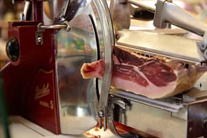 Historic delicatessen located near Rossio Lisbon offering cheese, cold cuts, pata negra, Portuguese sardines