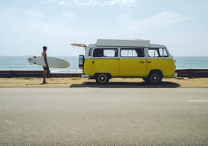 Road trip in Portugal with a VW camper van