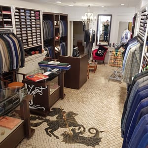 Art Nouveau shop San Giorgio, the most beautiful shop in Lisbon and the best tailor for men