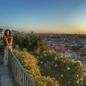 Sunset on Arroios, the world's coolest and most alternative neighbourhood in Lisbon