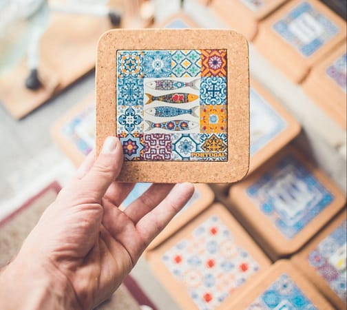 The tiles in the souvenir shops in Lisbon are fake.