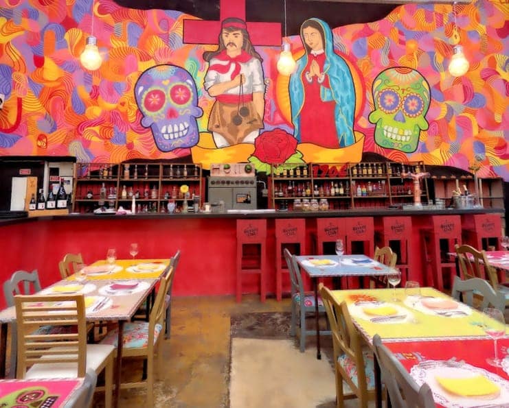 El bulo social club a trendy Mexican restaurant in marvila ideal for couple's nights out