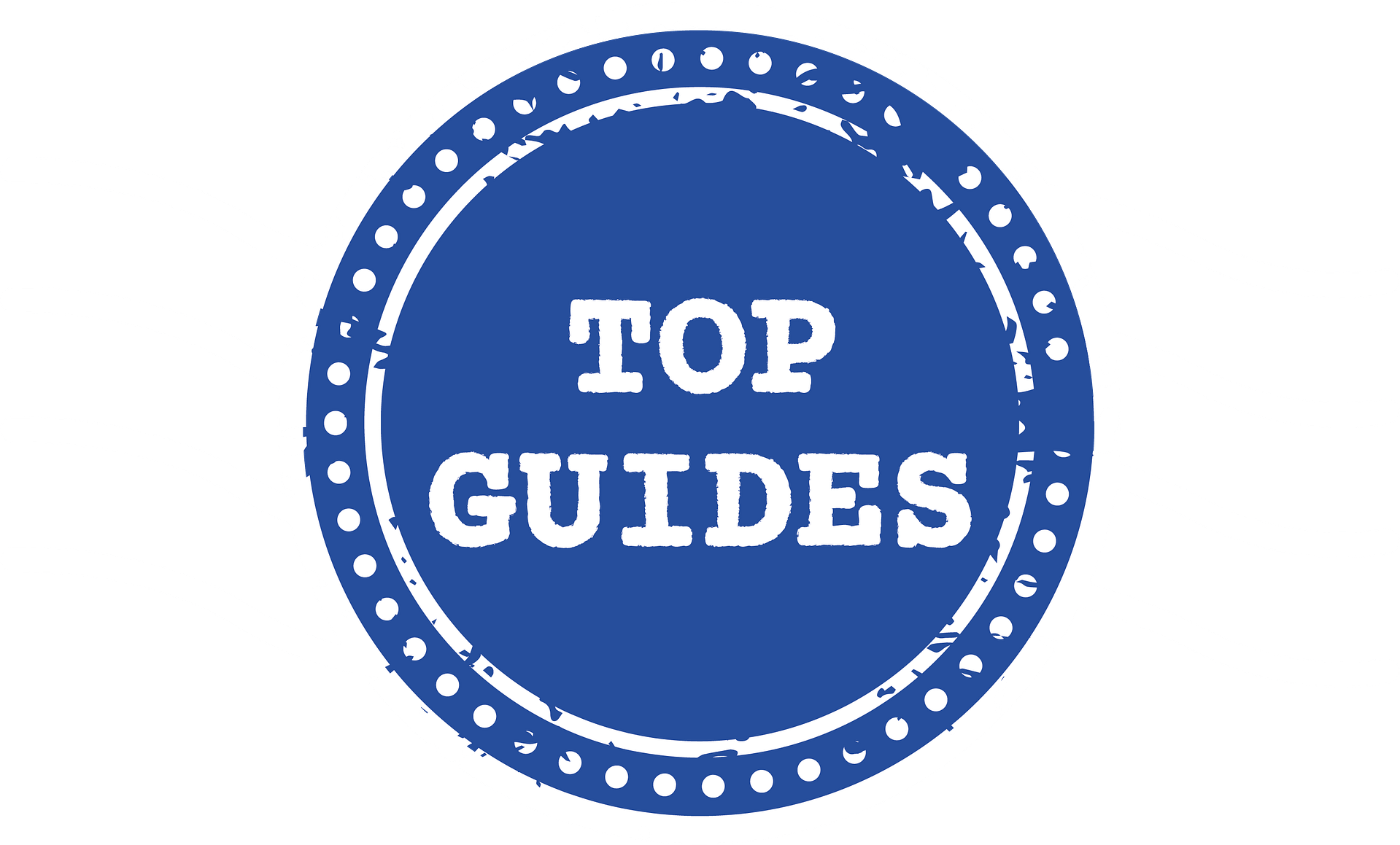 logo top guides blanc
