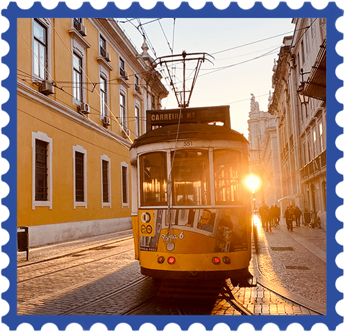 TRAM JAUNE SOLEIL